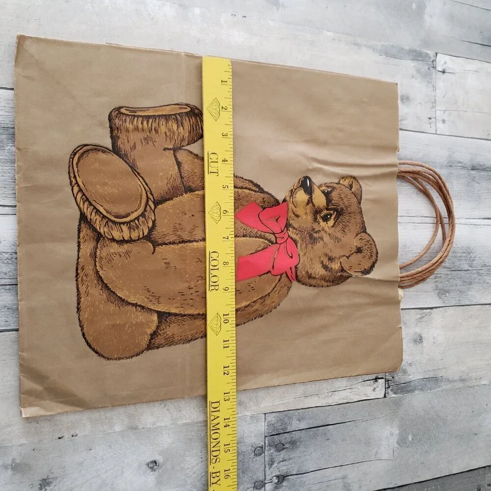 Vintage Gordon Fraser Teddy Bear large Gift Bags Paper (3)